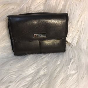 Brown leather Nine West wallet.